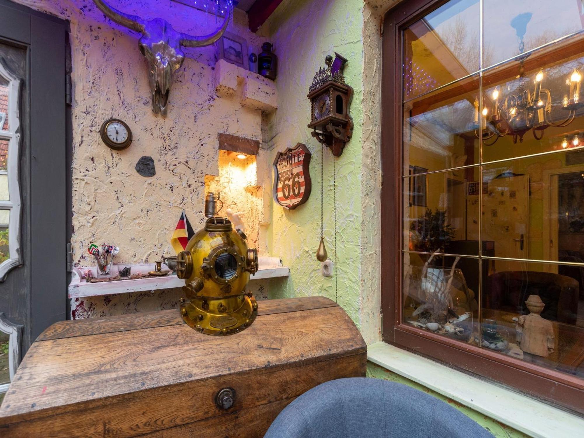Comfortable Apartment In Wismar Mecklenburg With Fireplace Esterno foto